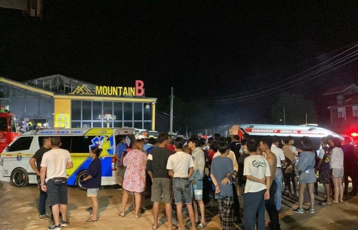 Fire at a famous pub in Sattahip kills 13, injures dozens more
