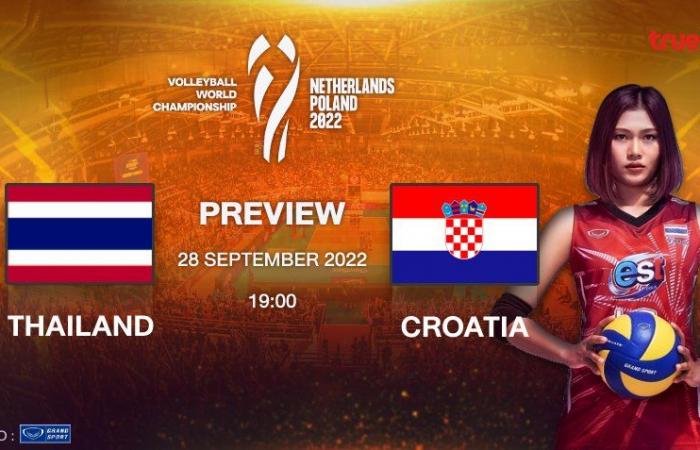 Thailand VS Croatia: Preview of the Women’s Volleyball World Championship 2022 with live channels