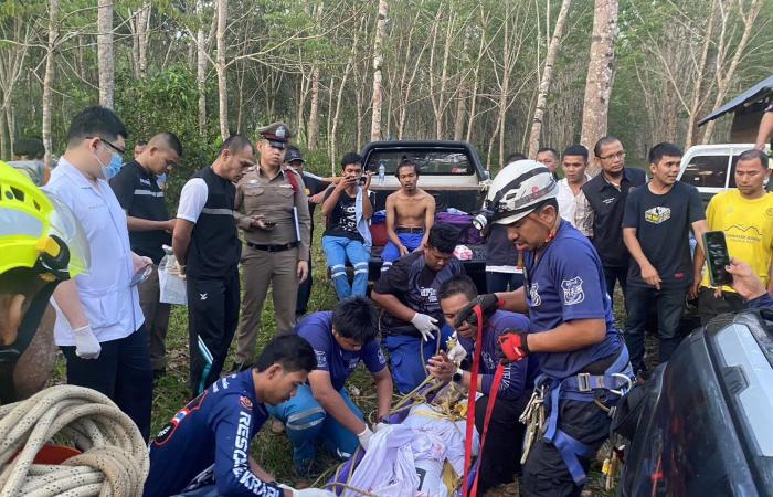 Found it! The body of a 31-year-old German tourist suffering from depression Cliff jumping in Krabi